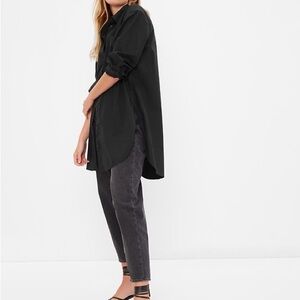 GAP Black Button Down Shirt for Women